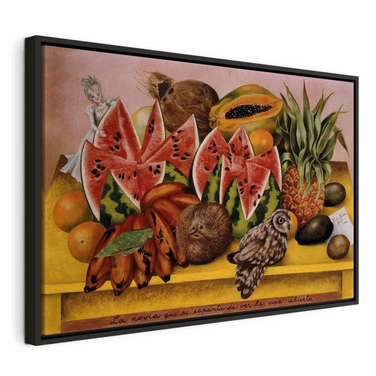 Obraz - Frida Kahlo – Panna Młoda przerażona widokiem otwartego życia