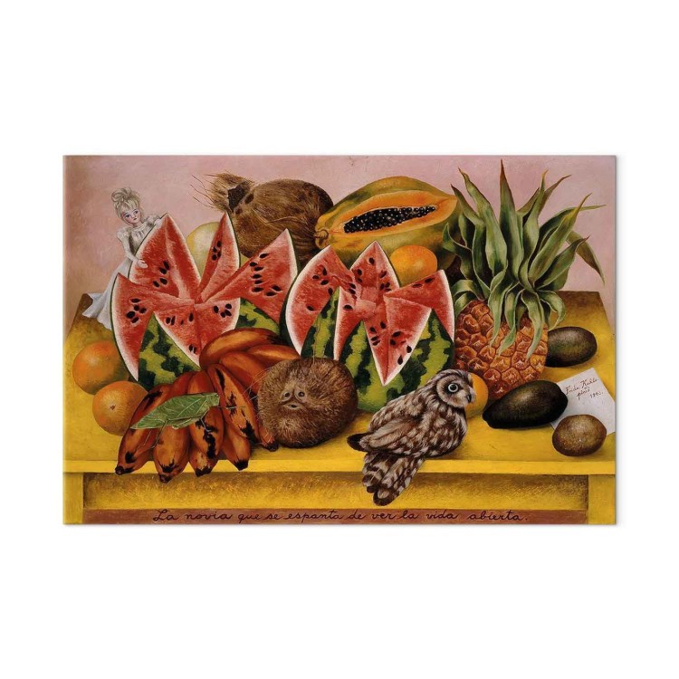 Obraz - Frida Kahlo – Panna Młoda przerażona widokiem otwartego życia