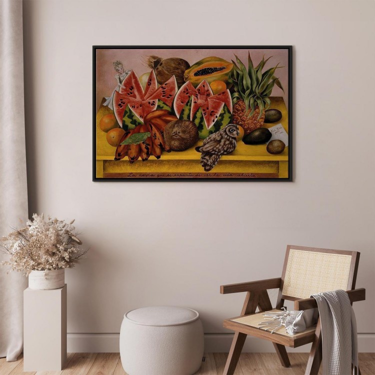 Obraz - Frida Kahlo – Panna Młoda przerażona widokiem otwartego życia