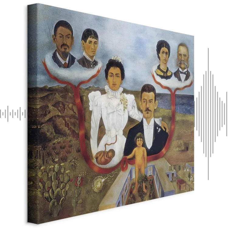 Obraz - Frida Kahlo – Moi dziadkowie, rodzice i ja