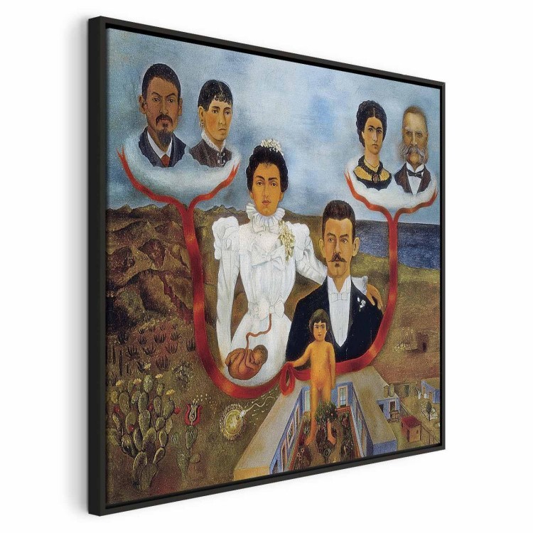 Obraz - Frida Kahlo – Moi dziadkowie, rodzice i ja