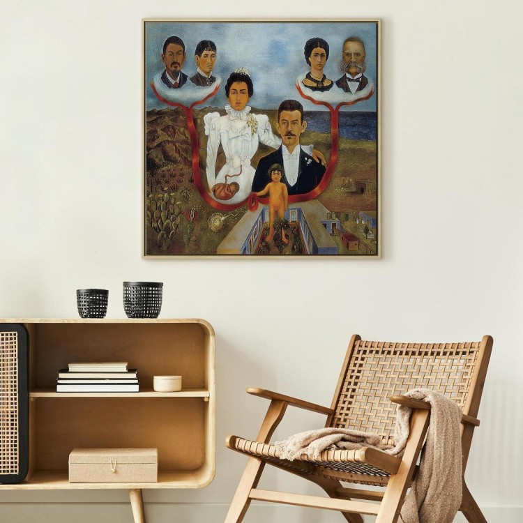 Obraz - Frida Kahlo – Moi dziadkowie, rodzice i ja