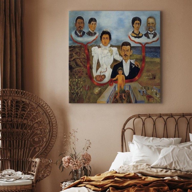 Obraz - Frida Kahlo – Moi dziadkowie, rodzice i ja