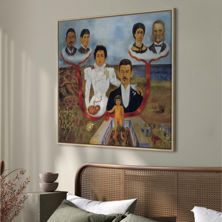 Obraz - Frida Kahlo – Moi dziadkowie, rodzice i ja
