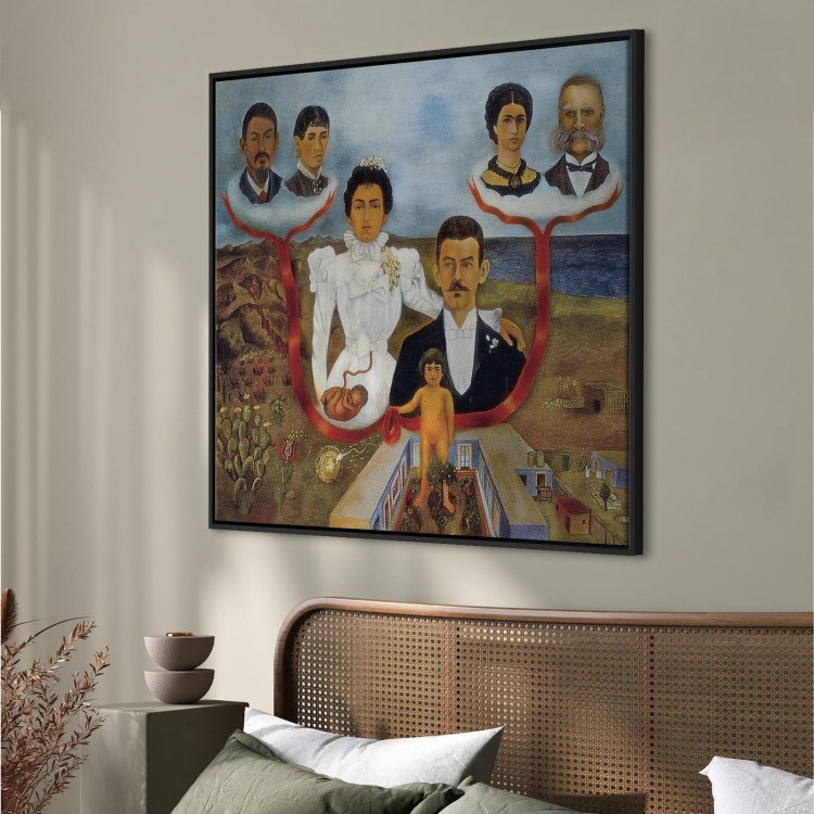 Obraz - Frida Kahlo – Moi dziadkowie, rodzice i ja