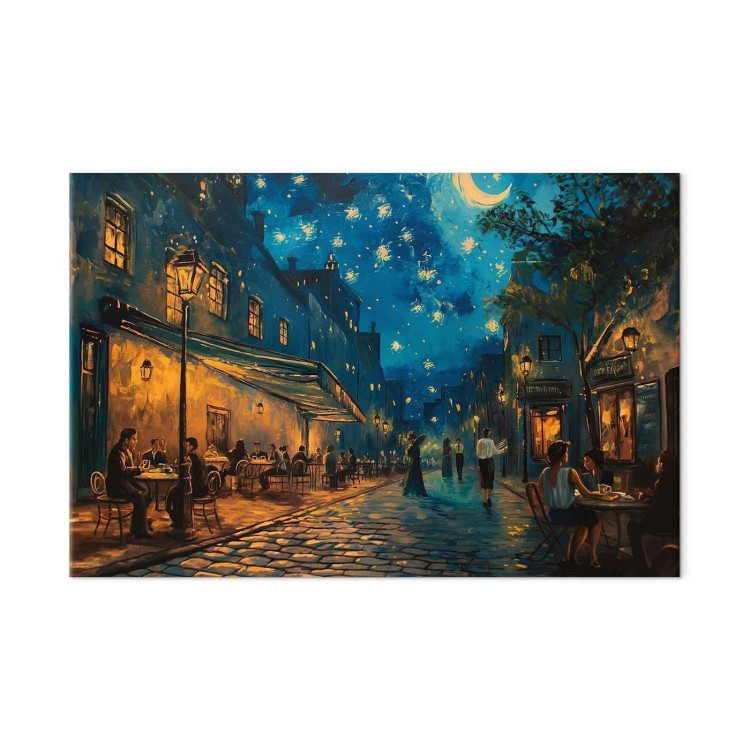 Obraz XXL - Uliczka Paryża - obraz inspirowany stylem Vincenta van Gogha