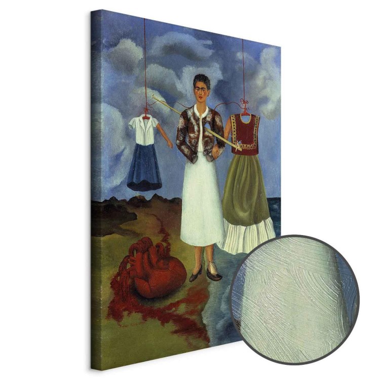 Obraz - Frida Kahlo – Pamięć (Rana otwarta)