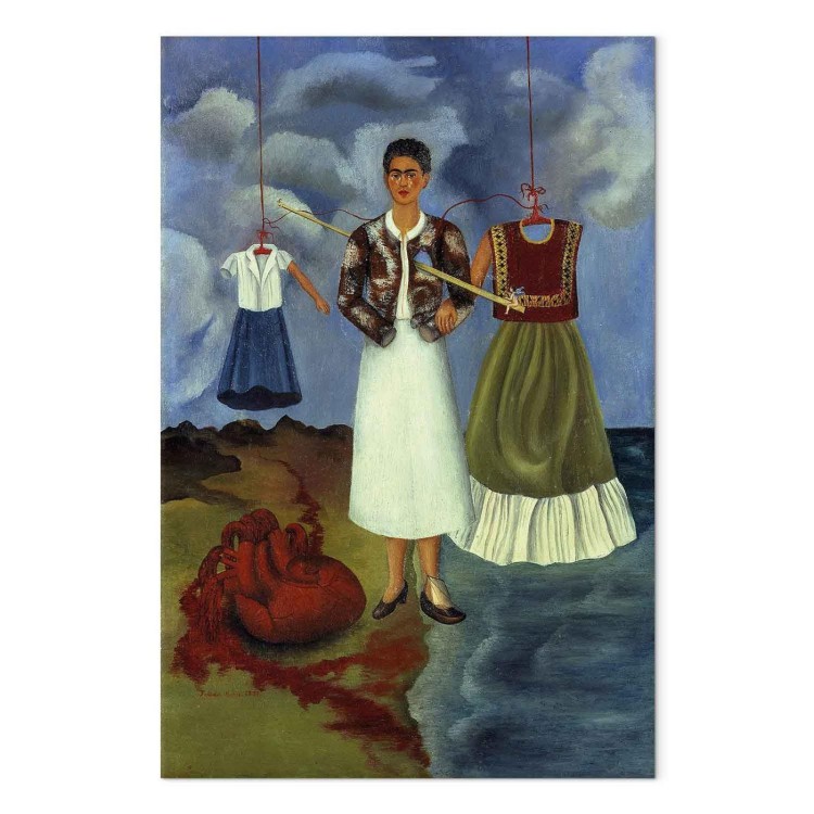 Obraz - Frida Kahlo – Pamięć (Rana otwarta)