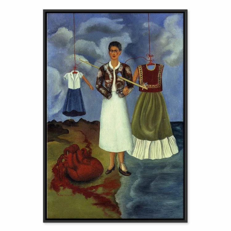 Obraz - Frida Kahlo – Pamięć (Rana otwarta)