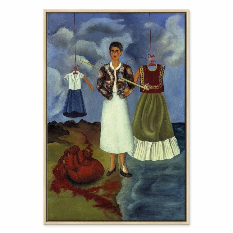 Obraz - Frida Kahlo – Pamięć (Rana otwarta)
