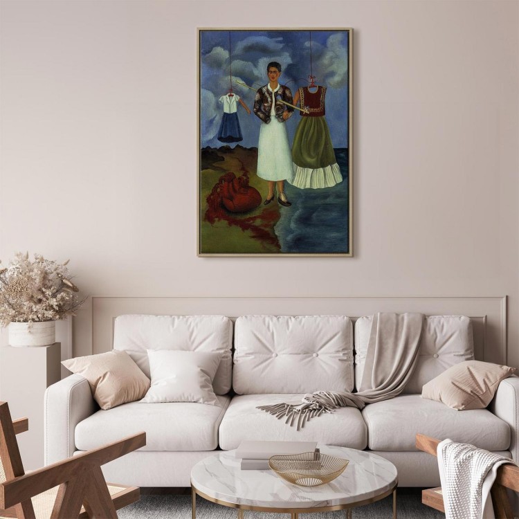 Obraz - Frida Kahlo – Pamięć (Rana otwarta)