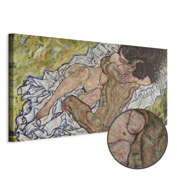Obraz - Egon Schiele – Uścisk (Kochankowie II)