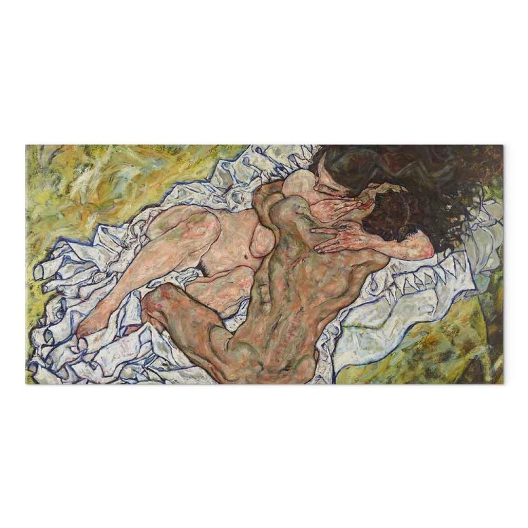 Obraz - Egon Schiele – Uścisk (Kochankowie II)