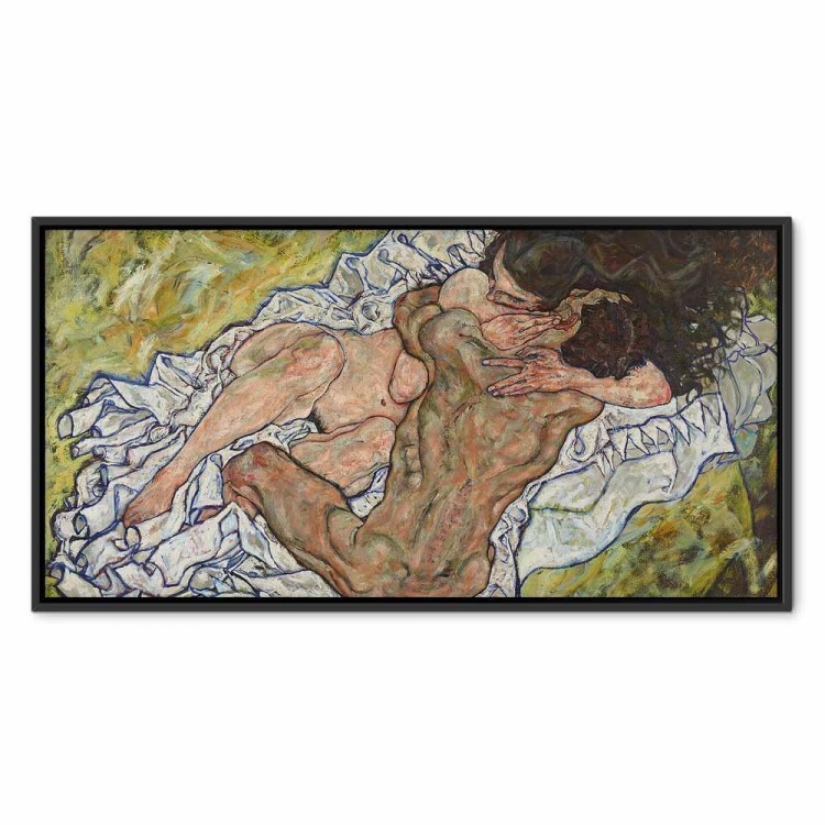 Obraz - Egon Schiele – Uścisk (Kochankowie II)