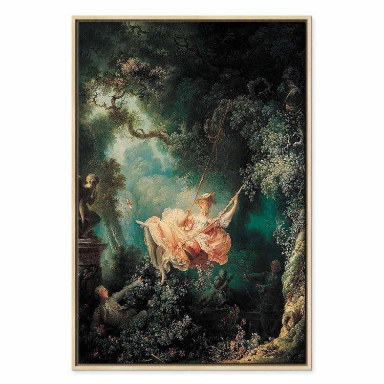 Obraz - Jean-Honoré Fragonard – Huśtawka