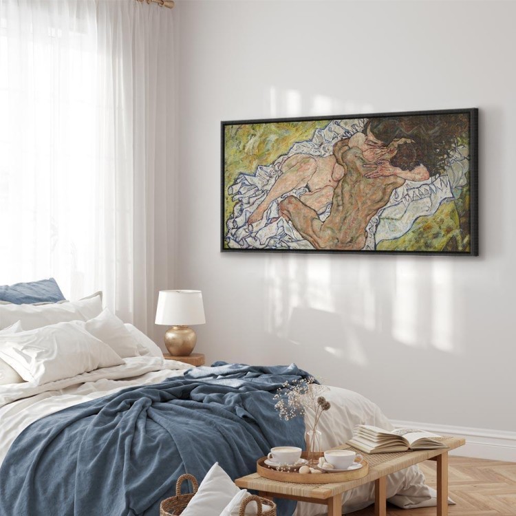 Obraz - Egon Schiele – Uścisk (Kochankowie II)