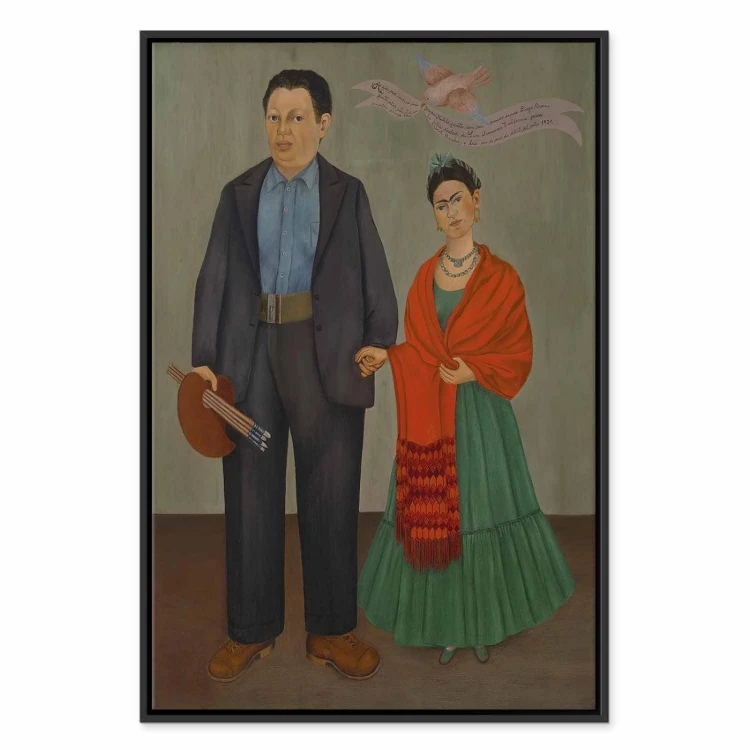 Obraz - Frida Kahlo – Frida i Diego Rivera