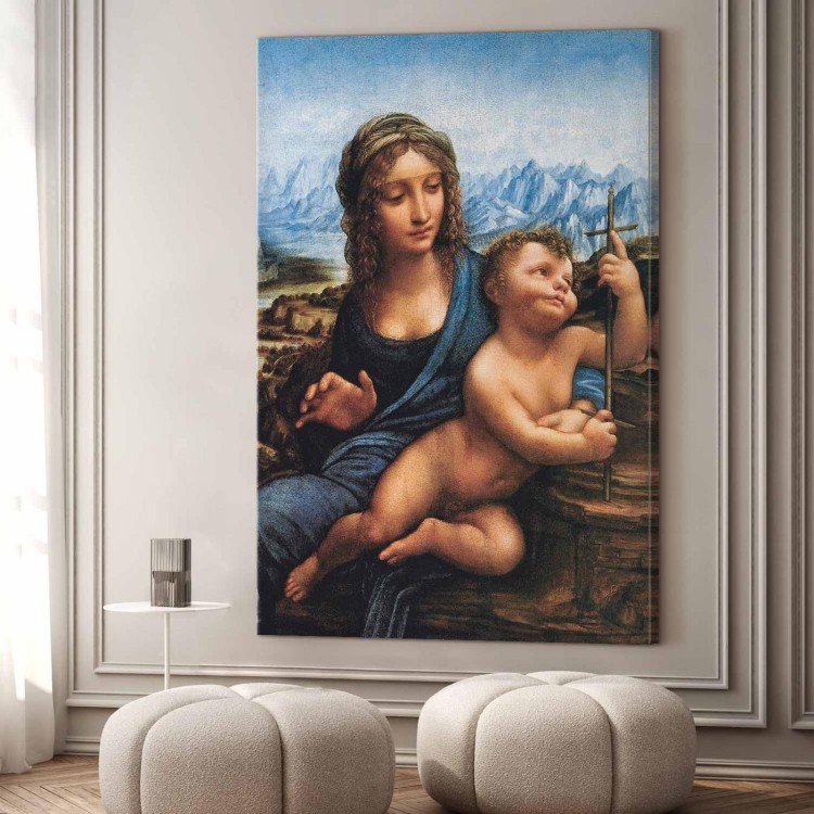 Obraz XXL - Leonardo da Vinci – Madonna z kądzielą