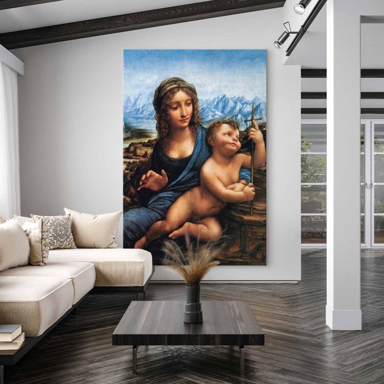 Obraz XXL - Leonardo da Vinci – Madonna z kądzielą