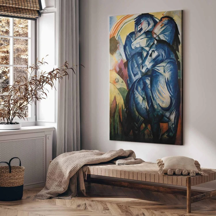 Obraz XXL - Franz Marc – Wieża błękitnych koni