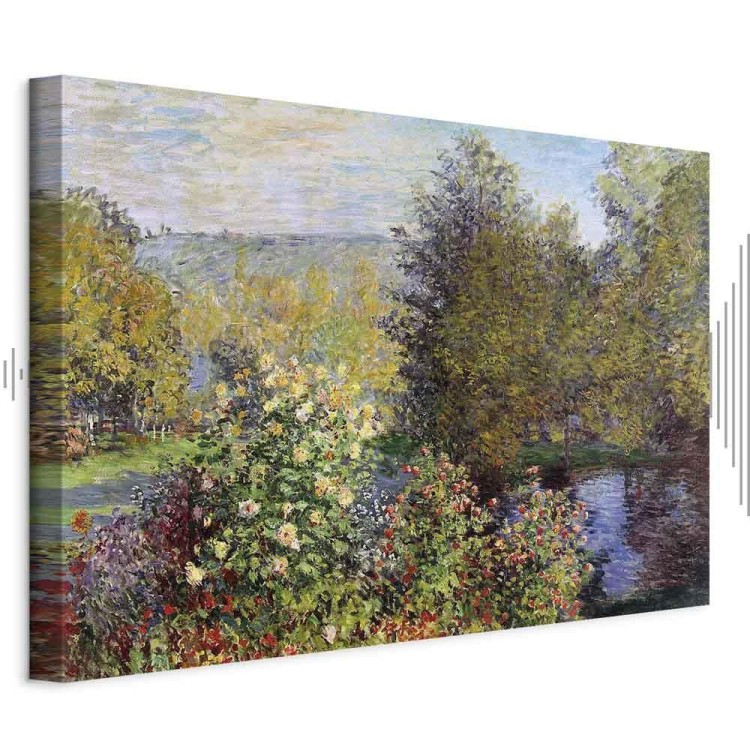Obraz - Claude Monet – Fragment ogrodu w Montgeron