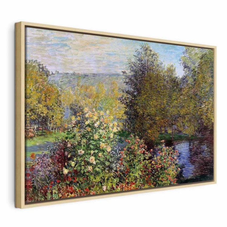Obraz - Claude Monet – Fragment ogrodu w Montgeron