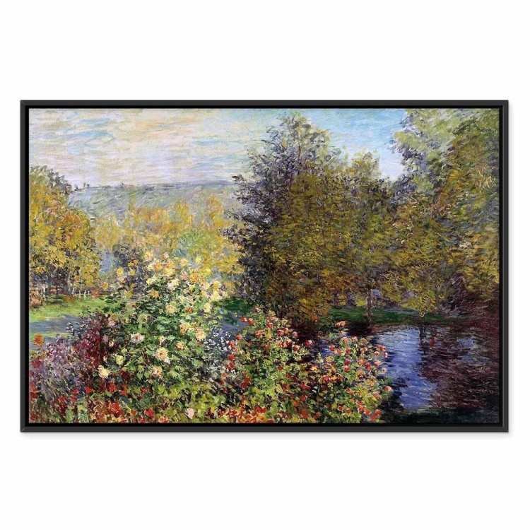 Obraz - Claude Monet – Fragment ogrodu w Montgeron