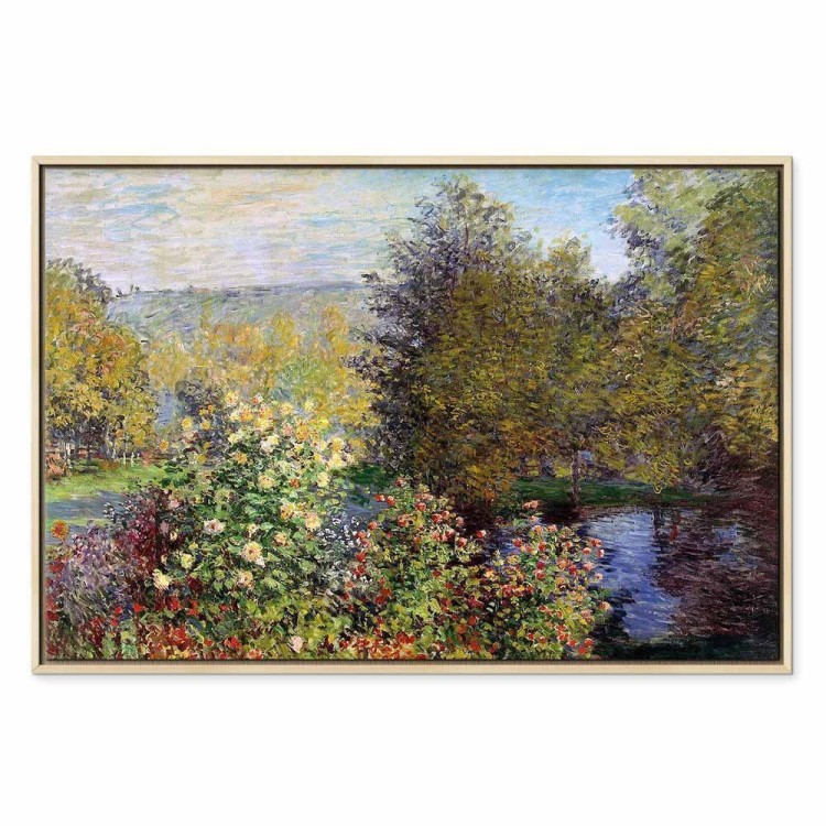 Obraz - Claude Monet – Fragment ogrodu w Montgeron