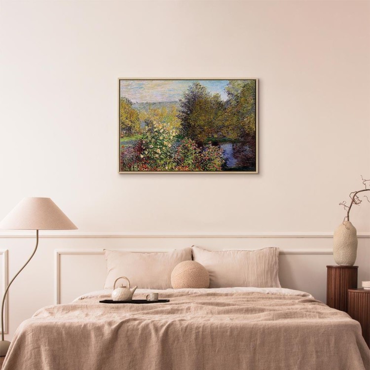Obraz - Claude Monet – Fragment ogrodu w Montgeron