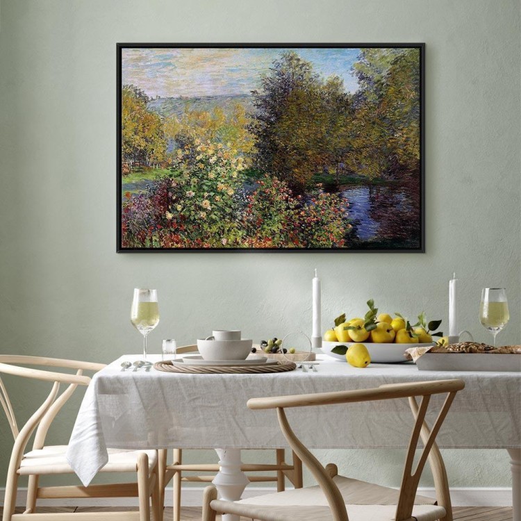 Obraz - Claude Monet – Fragment ogrodu w Montgeron