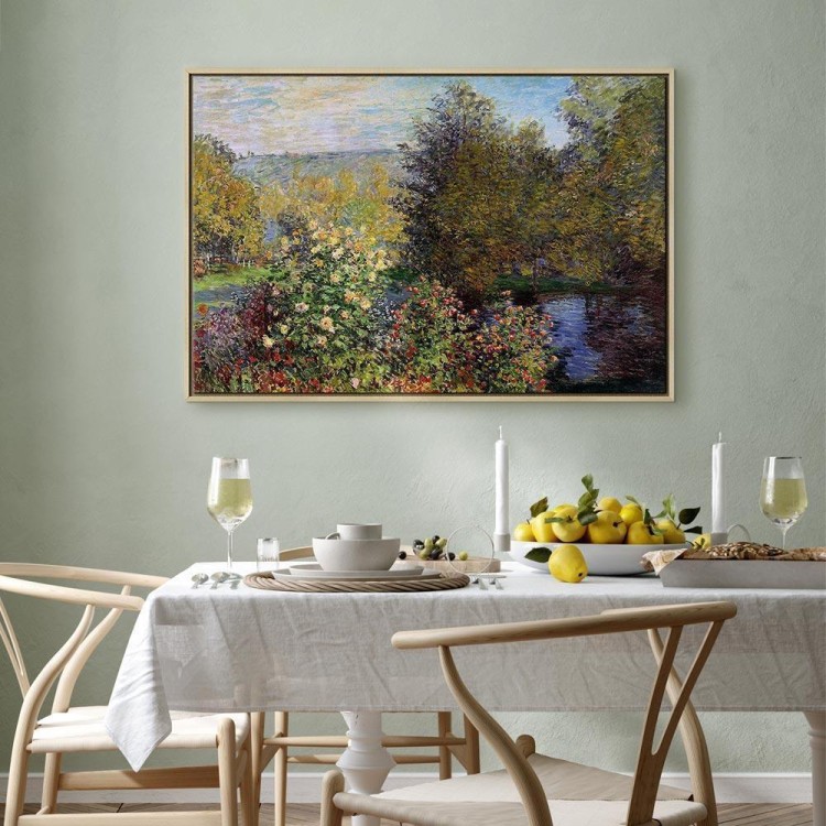 Obraz - Claude Monet – Fragment ogrodu w Montgeron