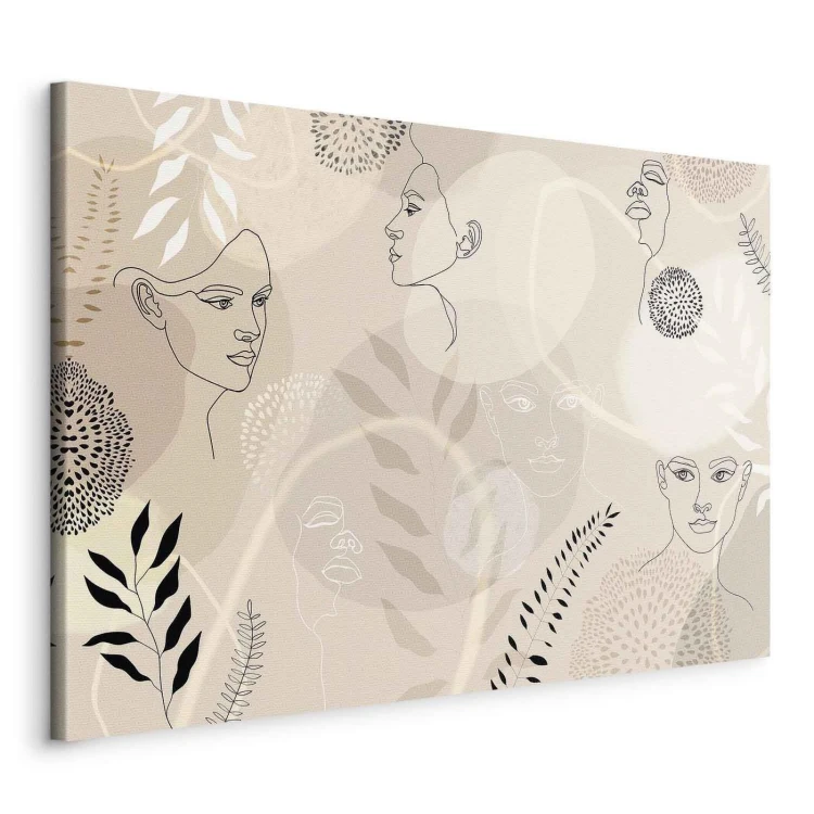 Obraz - Kobieca grafika liniowa