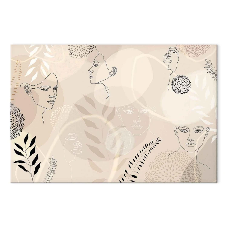 Obraz - Kobieca grafika liniowa