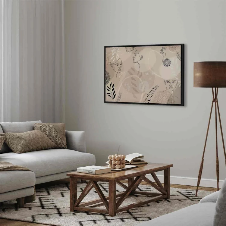 Obraz - Kobieca grafika liniowa