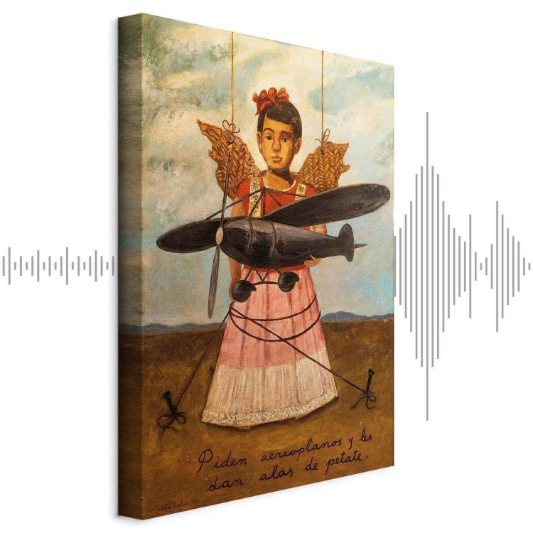 Obraz - Frida Kahlo – Proszą o samoloty, a dają im skrzydła ze słomy