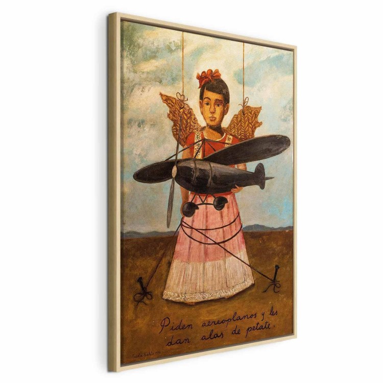 Obraz - Frida Kahlo – Proszą o samoloty, a dają im skrzydła ze słomy