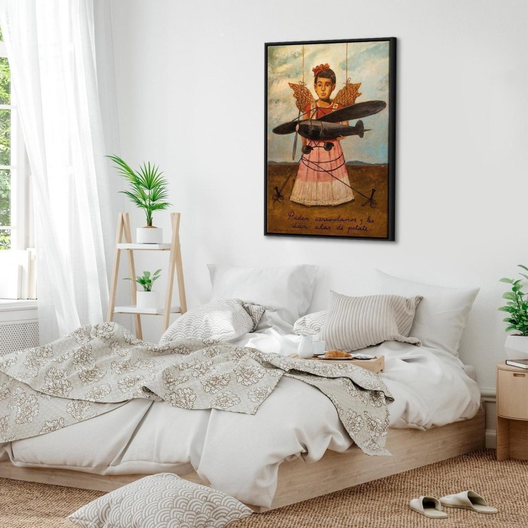 Obraz - Frida Kahlo – Proszą o samoloty, a dają im skrzydła ze słomy