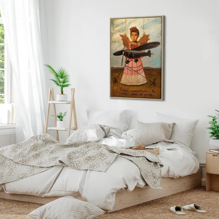 Obraz - Frida Kahlo – Proszą o samoloty, a dają im skrzydła ze słomy