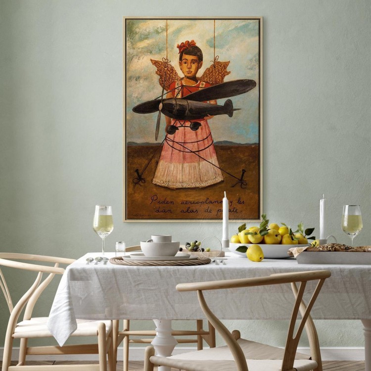 Obraz - Frida Kahlo – Proszą o samoloty, a dają im skrzydła ze słomy