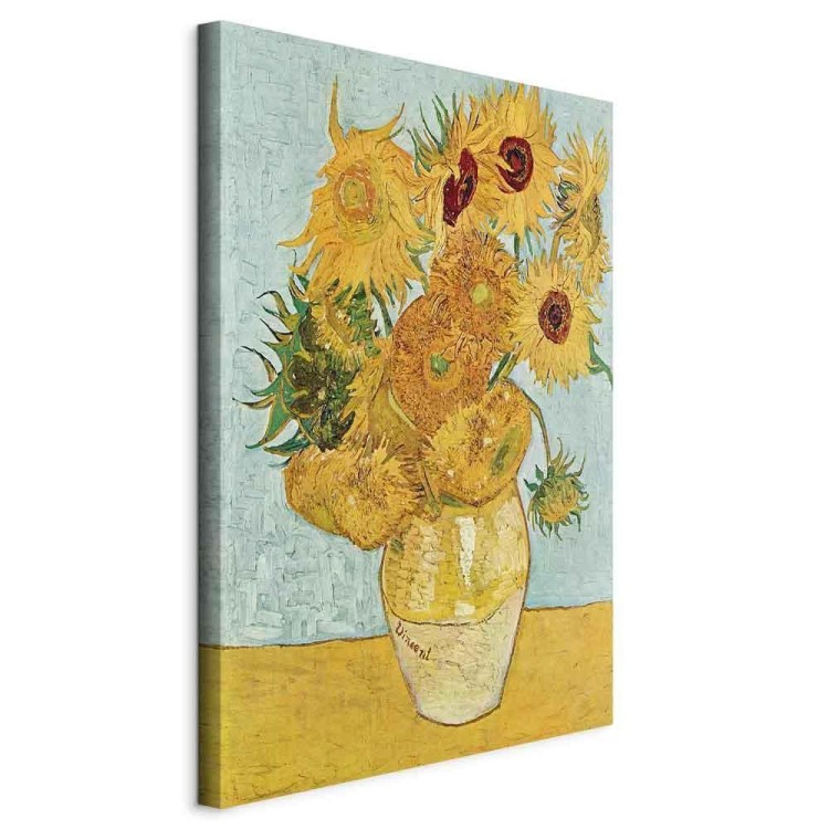 Obraz - Vincent van Gogh – Martwa natura: wazon z dwunastoma słonecznikami