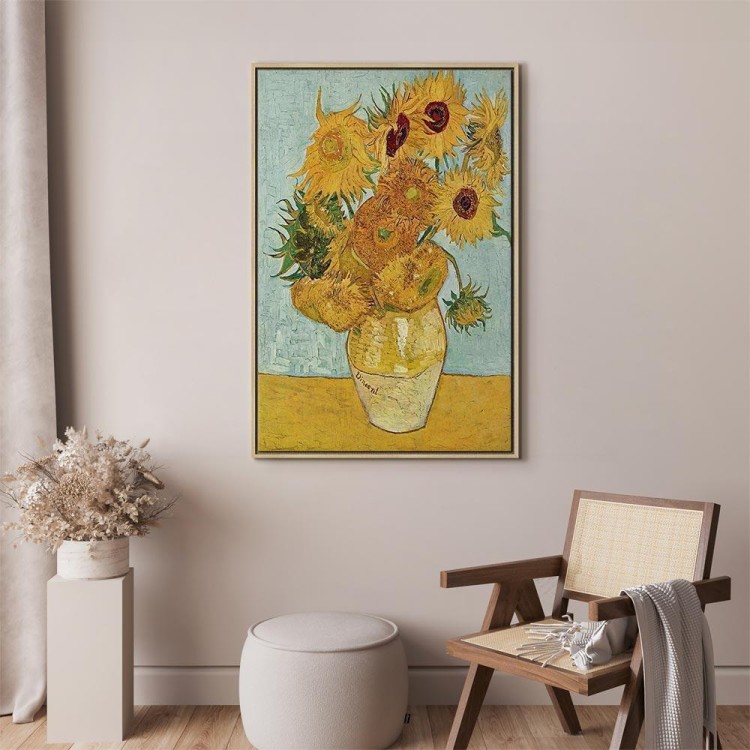 Obraz - Vincent van Gogh – Martwa natura: wazon z dwunastoma słonecznikami