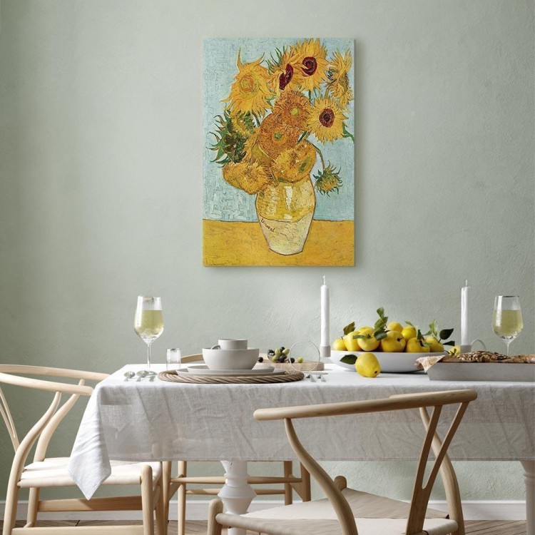 Obraz - Vincent van Gogh – Martwa natura: wazon z dwunastoma słonecznikami
