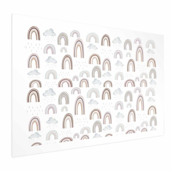 Plakat - Tęcza po deszczu