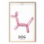 Plakat - Holo-Dog - Kolorowy pies w stylu retro