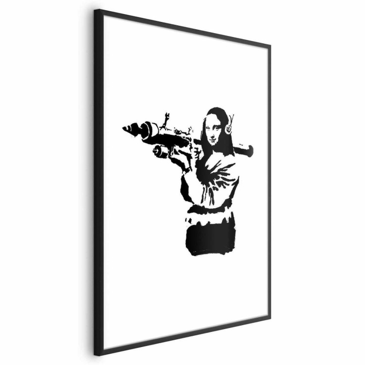 Plakat - Banksy Mona Lisa with Rocket Launcher