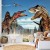 Fototapeta - Walka dinozaurów