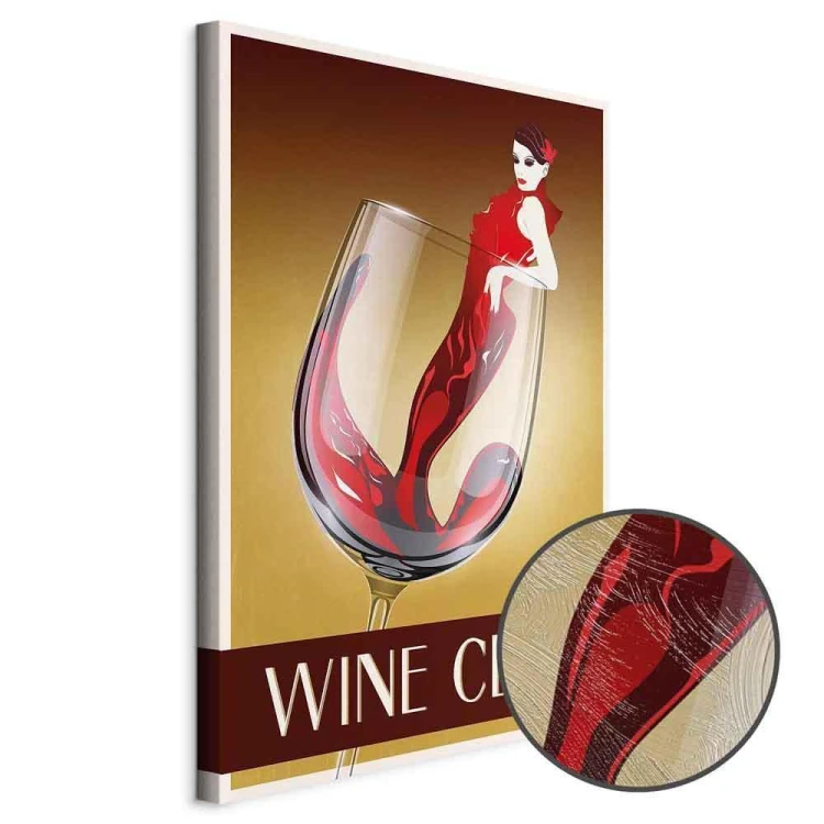 Obraz - Wine Club (1-częściowy) pionowy
