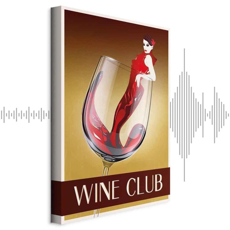 Obraz - Wine Club (1-częściowy) pionowy