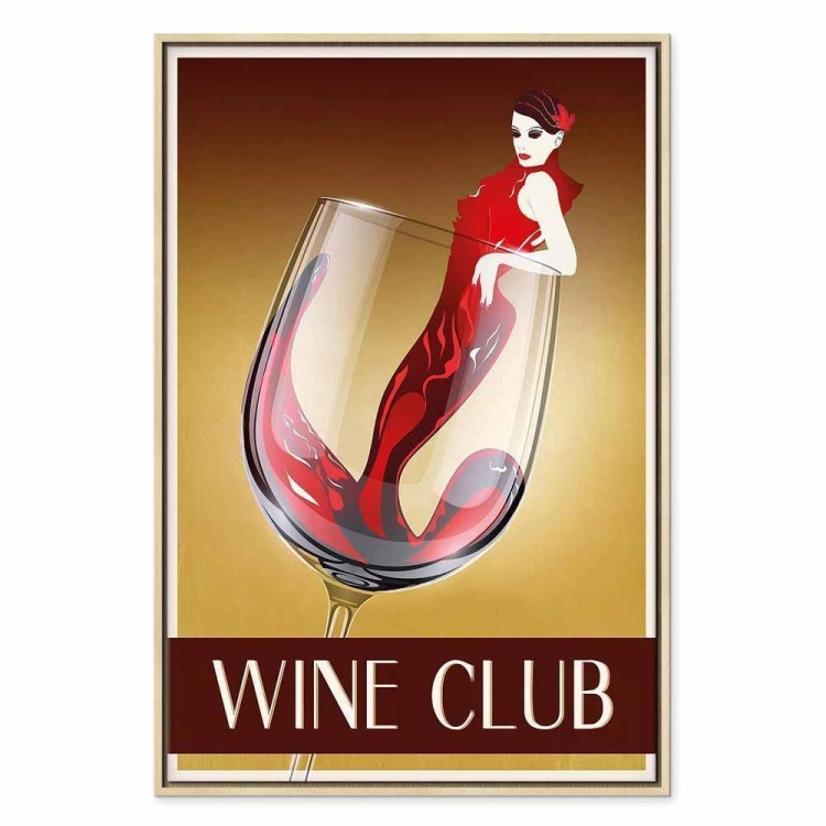 Obraz - Wine Club (1-częściowy) pionowy