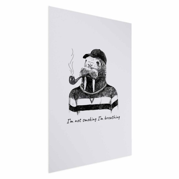 Plakat - I'm not smoking I'm breathing